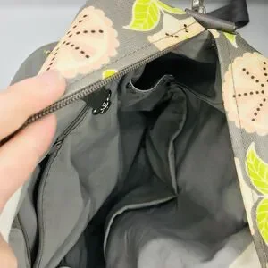 Petunia Pickle Bottom Boxy Backpack Diaper Bag Lage Floral Grey Green Pink s-l400.jpg main image 4